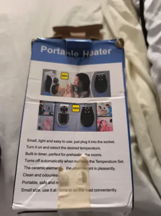 Calentador Eléctrico Portátil 500W. C/7