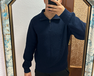 Chaqueta azul marino talla L