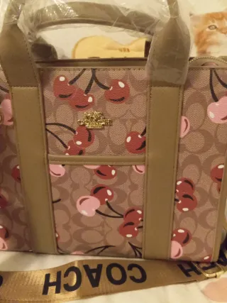 Bolso nuevo con fresas