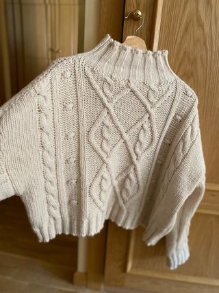 Jersey de lana crudo hecho en Italia