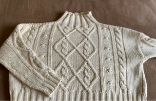 Jersey de lana crudo hecho en Italia