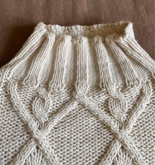 Jersey de lana crudo hecho en Italia