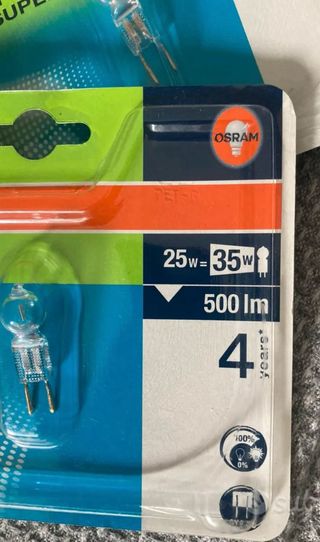 8+2 Lampadine osram HaloStar Eco 25w 35w