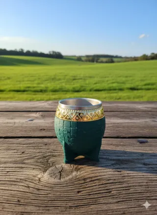 Mate de acero inoxidable doble capa