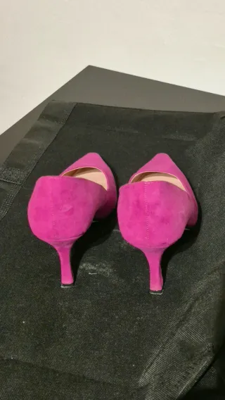 Zapatos Pittarello Fucsia Ante Talla 39