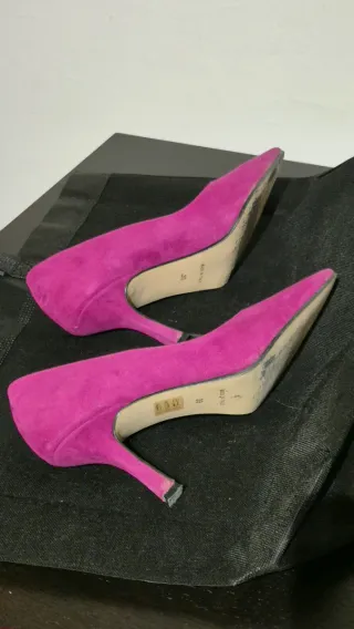 Zapatos Pittarello Fucsia Ante Talla 39