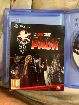 vendo juego de WWE 2K25 para ps5