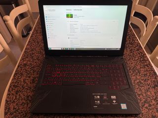 Portátil Gaming Asus FX504GM Negro/Rojo