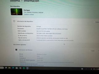 Portátil Gaming Asus FX504GM Negro/Rojo