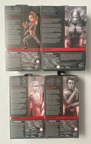 Lote 4 Figuras Star Wars The Bad Batch