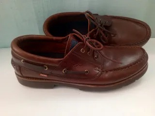 Mocasines Fluchos Piel Marrón