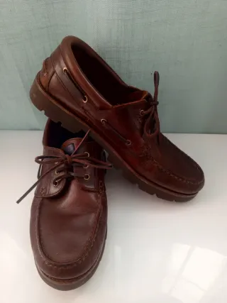 Mocasines Fluchos Piel Marrón