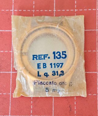 Cassa Orologio Acciaio Inox Placcata Oro EB1197