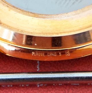 Cassa Orologio Acciaio Inox Placcata Oro EB1197