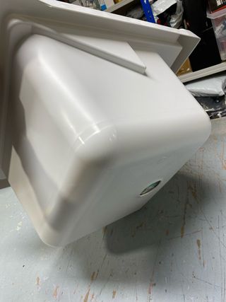 Lavabo Resina PP Negrari 45x50cm + Acessórios