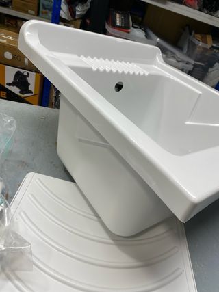 Lavabo Resina PP Negrari 45x50cm + Acessórios