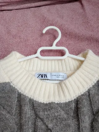 Chaleco lana y camisa vaquera ZARA  Kids tXS