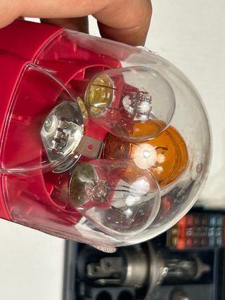 Lote bombillas coche H7, H4