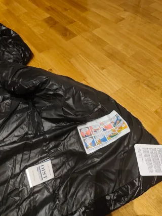 Chaleco  Negro Plumas