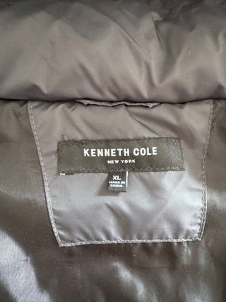 Abrigo plumífero caballero color gris