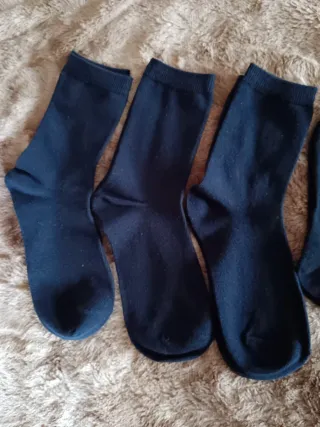 Lote 6 calcetines mujer: 3 largos y 3 tobilleros