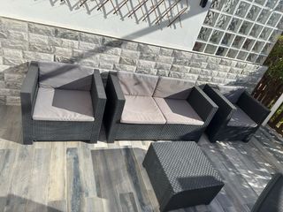 Conjunto Terraza Chillout Ratán