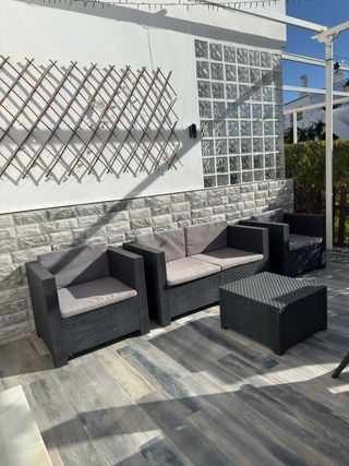 Conjunto Terraza Chillout Ratán