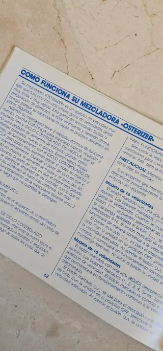 Antiguo manual mezcladora-batidora Osterizer