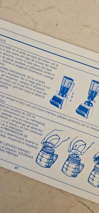 Antiguo manual mezcladora-batidora Osterizer