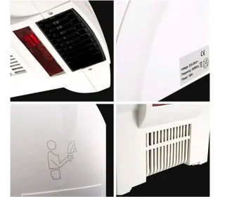 Asciugamani Elettrico Automatico da Parete 1800W