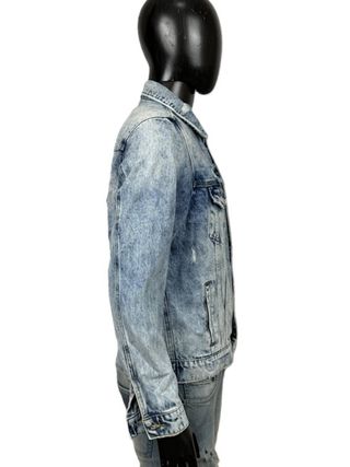 Giacca Jeans Uomo Blu Taglia M
