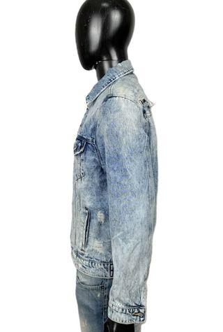Giacca Jeans Uomo Blu Taglia M