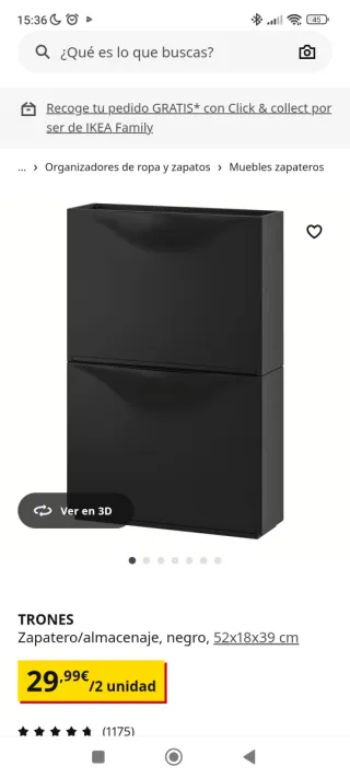 Zapatero TRONES IKEA