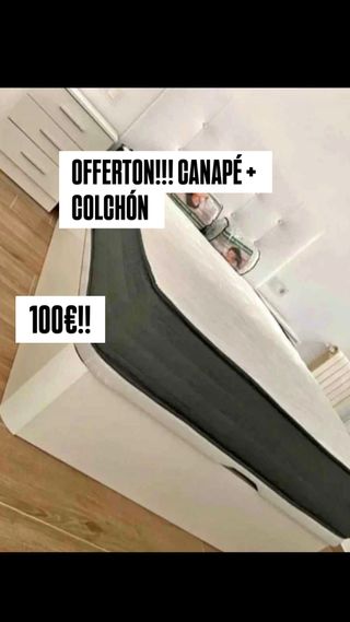 Canapé + Colchón OFFERTA!!!