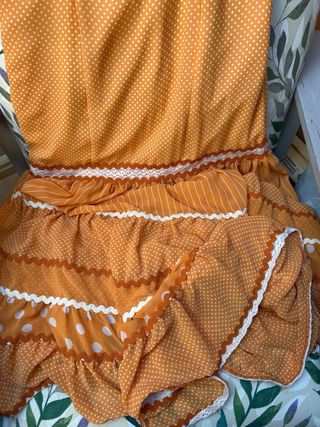 Vestido bata flamenca romeria