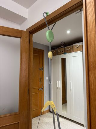 Columpio para bebé con asiento azul