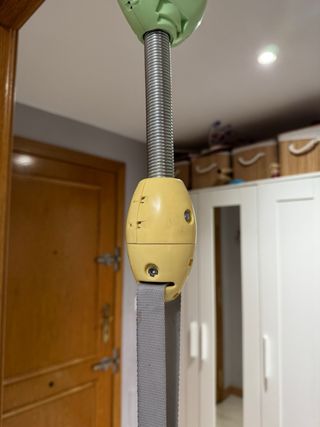 Columpio para bebé con asiento azul