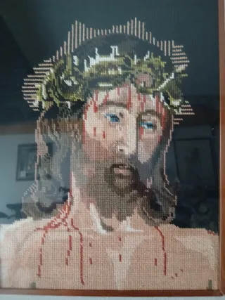 Quadro punto croce Gesù