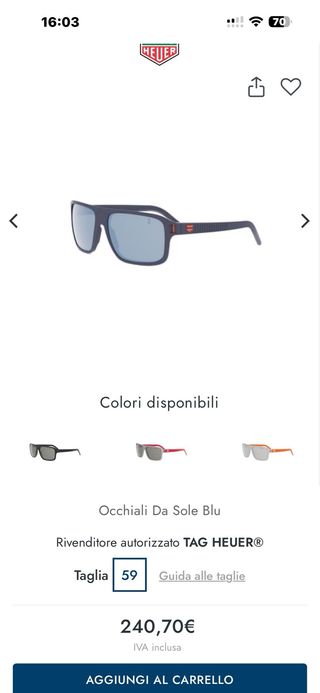 Gafas de sol TAG Heuer