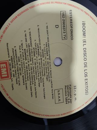 Vinilo iBoom! El Disco de los Éxitos
