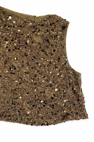 Chaleco lentejuelas Zara