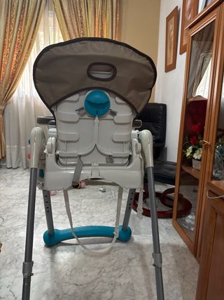 Trona para bebé color azul