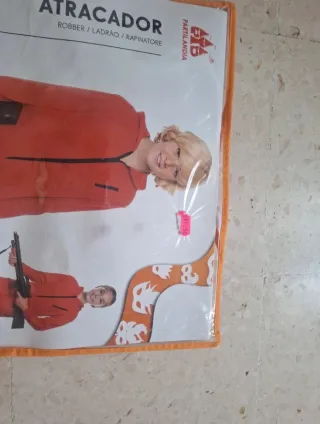 Disfraz Mono Rojo Talla 13-15 Con Careta