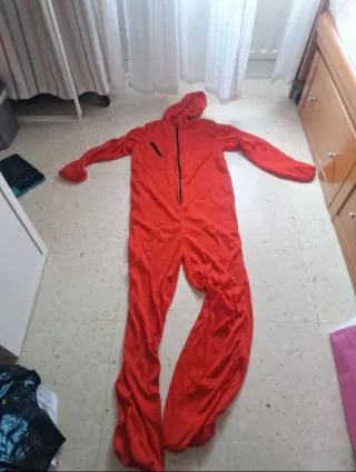 Disfraz Mono Rojo Talla 13-15 Con Careta