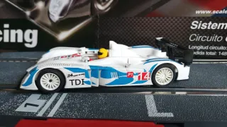 Audi R10 TDI 24h Le Mans scalextric advance ready