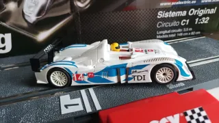 Audi R10 TDI 24h Le Mans scalextric advance ready