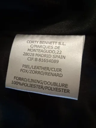 ACTUAL chaleco de zorro