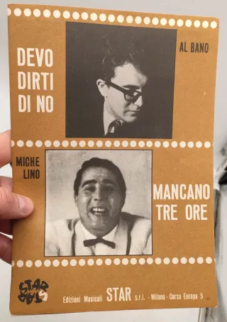 Lotto Al Bano Carrisi "La Strada" Vinile Spartiti