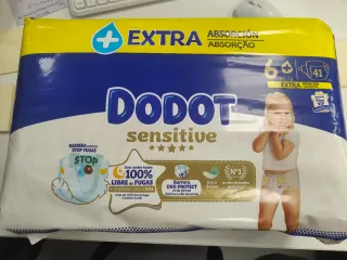 Pañales Dodot Sensitive Talla 6 + (14+ kg)