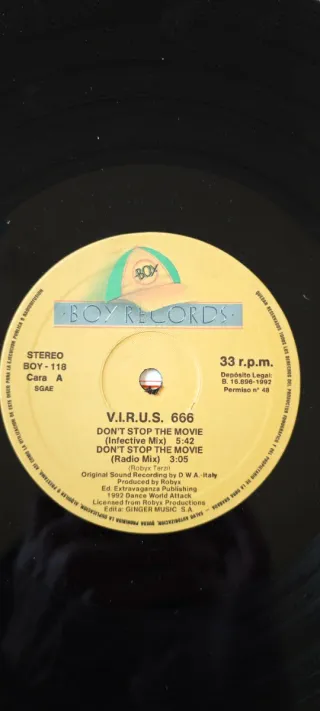 Vinilo V.I.R.U.S. 666 - Don't Stop The Music